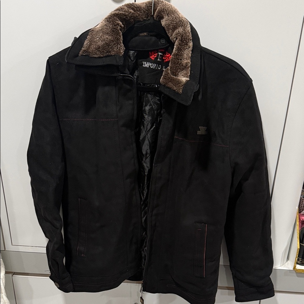 Men's Black Bomber Jacket